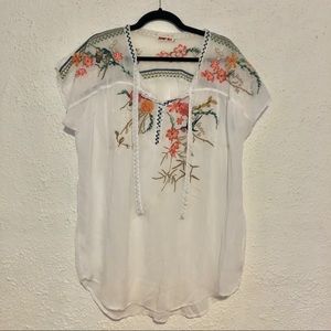Johnny Was Embroidered Tunic
